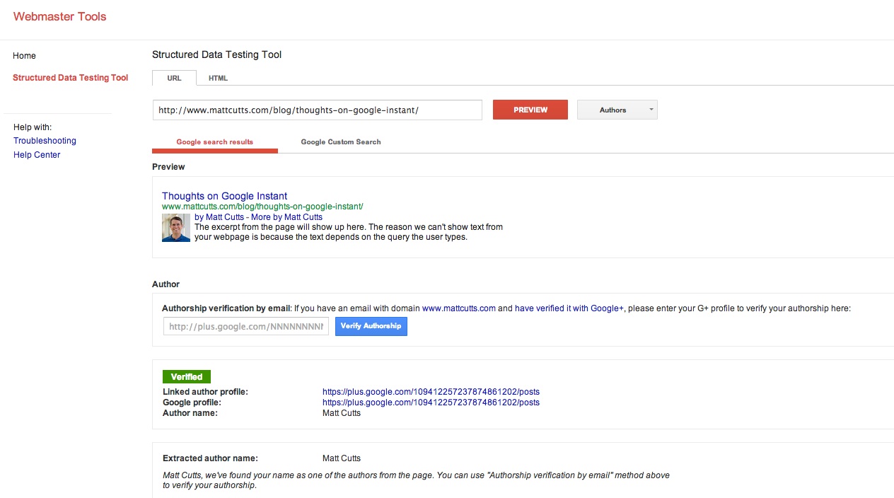 Structured-Data-Testing_Tool Structured Data Testing Tool